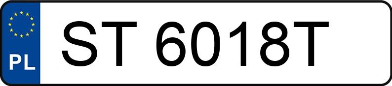 Numer rejestracyjny ST 6018T posiada VOLKSWAGEN GOLF - ST6018T