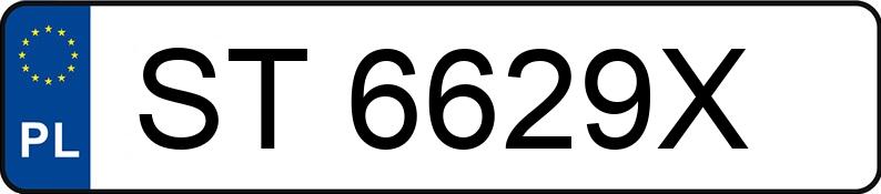 Numer rejestracyjny ST 6629X posiada MERCEDES-BENZ GLE 300 D 4MATIC - ST6629X