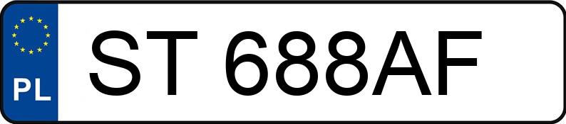 Numer rejestracyjny ST 688AF posiada OPEL INSIGNIA GRAND SPORT Z-B - ST688AF