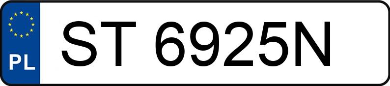 Numer rejestracyjny ST 6925N posiada AUDI A6 3.0 TDI - ST6925N Numer rejestracyjny ST 6925N posiada AUDI A6 3.0 TDI - ST6925N