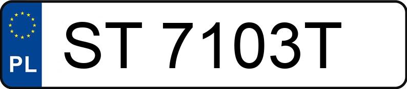 Numer rejestracyjny ST 7103T posiada MERCEDES-BENZ ACTROS 963-4-A - ST7103T