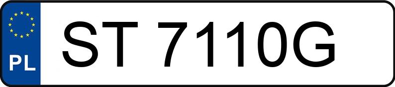 Numer rejestracyjny ST 7110G posiada FORD KA - ST7110G