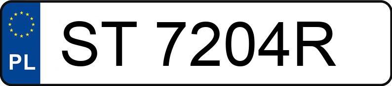 Numer rejestracyjny ST 7204R posiada MAN LION S CITY G B.2007.46.012 - ST7204R Numer rejestracyjny ST 7204R posiada MAN LION S CITY G B.2007.46.012 - ST7204R