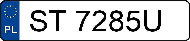 Numer rejestracyjny ST 7285U posiada AUDI S3 LIMOUSINE - ST7285U Numer rejestracyjny ST 7285U posiada AUDI S3 LIMOUSINE - ST7285U