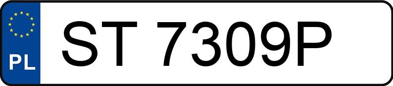 Numer rejestracyjny ST 7309P posiada FORD FOCUS C-MAX - ST7309P