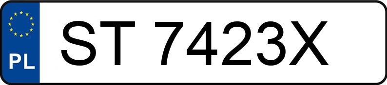 Numer rejestracyjny ST 7423X posiada CUPRA FORMENTOR - ST7423X