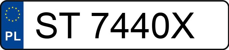 Numer rejestracyjny ST 7440X posiada MAZDA 6 - 2.3 MR`05 E4 MPS Turbo AWD - ST7440X