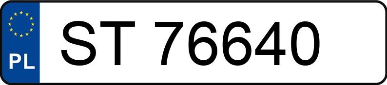 Numer rejestracyjny ST 76640 posiada ALFA ROMEO 145 - ST76640 Numer rejestracyjny ST 76640 posiada ALFA ROMEO 145 - ST76640