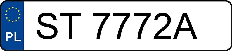 Numer rejestracyjny ST 7772A posiada KRONE SDP 27 - ST7772A Numer rejestracyjny ST 7772A posiada KRONE SDP 27 - ST7772A