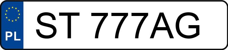 Numer rejestracyjny ST 777AG posiada OMODA OMODA5 - ST777AG Numer rejestracyjny ST 777AG posiada OMODA OMODA5 - ST777AG