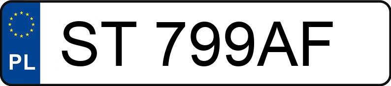 Numer rejestracyjny ST 799AF posiada HONDA Civic 2.0 e:HEV MR`22 E6 Sport - ST799AF