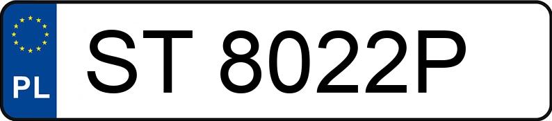 Numer rejestracyjny ST 8022P posiada SAM  - ST8022P