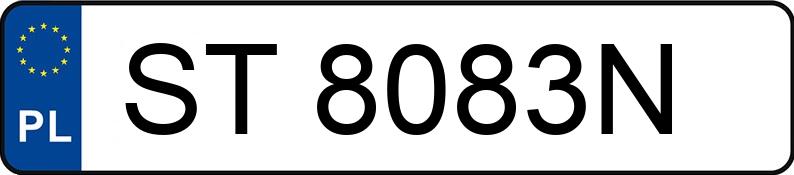 Numer rejestracyjny ST 8083N posiada MERCEDES-BENZ CLA 220 4MATIC - ST8083N