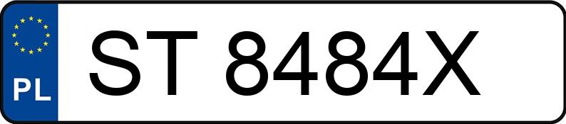 Numer rejestracyjny ST 8484X posiada AUDI A5 LIMOUSINE - ST8484X Numer rejestracyjny ST 8484X posiada AUDI A5 LIMOUSINE - ST8484X