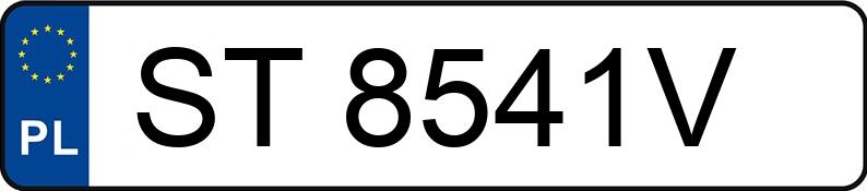 Numer rejestracyjny ST 8541V posiada SAAB 9-3 Sport Kombi 2.0 MR`08 E4 t Linear - ST8541V Numer rejestracyjny ST 8541V posiada SAAB 9-3 Sport Kombi 2.0 MR`08 E4 t Linear - ST8541V