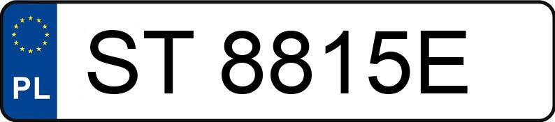 Numer rejestracyjny ST 8815E posiada RENAULT Scenic 1.4 MR`99 E3 Authentique - ST8815E