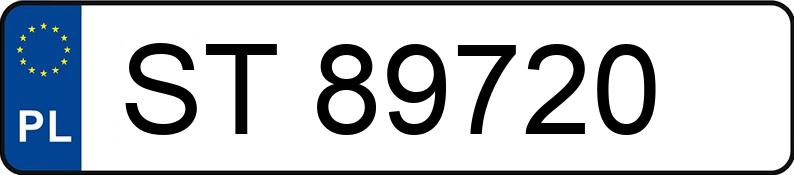 Numer rejestracyjny ST 89720 posiada VOLKSWAGEN POLO - ST89720