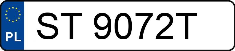 Numer rejestracyjny ST 9072T posiada MITSUBISHI Outlander 2.0 MR`14 E5 City Style - ST9072T