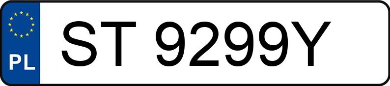 Numer rejestracyjny ST 9299Y posiada RENAULT CLIO R - ST9299Y Numer rejestracyjny ST 9299Y posiada RENAULT CLIO R - ST9299Y
