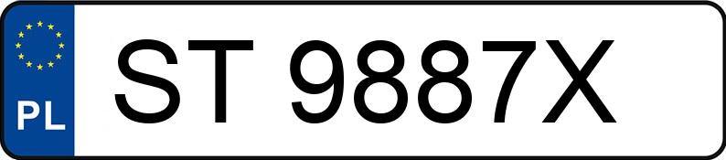 Numer rejestracyjny ST 9887X posiada FORD C-Max Grand 2.0 TDCi MR`11 E5 Trend - ST9887X