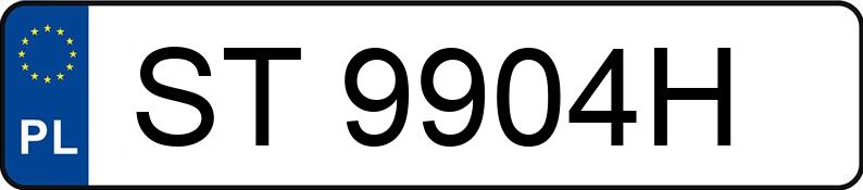 Numer rejestracyjny ST 9904H posiada KRONE SDP 27 43.0t zLT4-CS/13.6 Mega plus - ST9904H