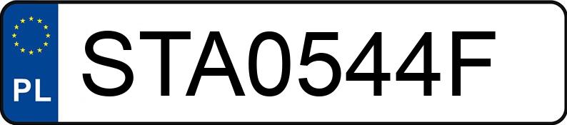 Numer rejestracyjny STA 0544F posiada MERCEDES-BENZ SLK 200 Kat. MR`96 170 SLK 200 Kat. MR`96 170 - STA0544F