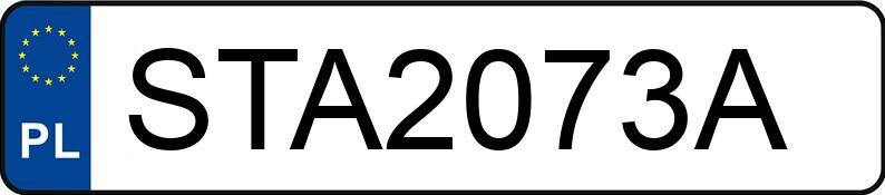 Numer rejestracyjny STA 2073A posiada BMW 530D - STA2073A