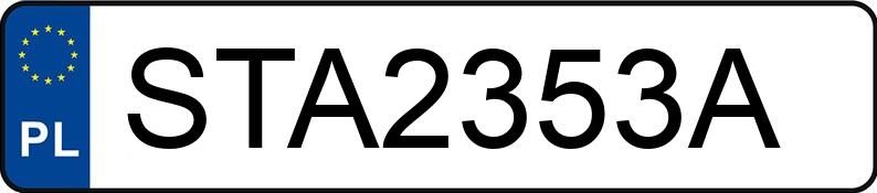 Numer rejestracyjny STA 2353A posiada MERCEDES-BENZ A 180 D - STA2353A Numer rejestracyjny STA 2353A posiada MERCEDES-BENZ A 180 D - STA2353A