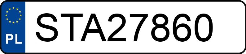 Numer rejestracyjny STA 27860 posiada HONDA Civic 1.4 MR`09 E5 Comfort - STA27860 Numer rejestracyjny STA 27860 posiada HONDA Civic 1.4 MR`09 E5 Comfort - STA27860