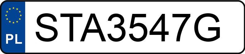 Numer rejestracyjny STA 3547G posiada BMW 330 CD - STA3547G Numer rejestracyjny STA 3547G posiada BMW 330 CD - STA3547G