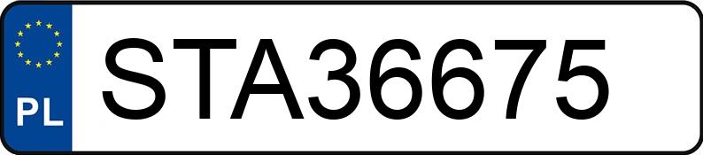 Numer rejestracyjny STA 36675 posiada MERCEDES-BENZ C 220 CDI MR`04 E3 203 Classic - STA36675