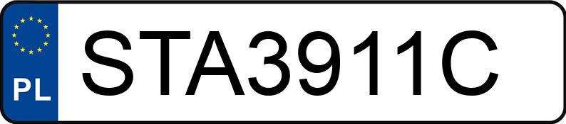 Numer rejestracyjny STA 3911C posiada VOLKSWAGEN CADDY - STA3911C Numer rejestracyjny STA 3911C posiada VOLKSWAGEN CADDY - STA3911C