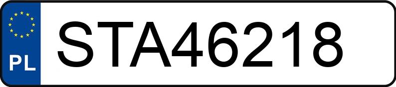 Numer rejestracyjny STA 46218 posiada BMW 316TI - STA46218 Numer rejestracyjny STA 46218 posiada BMW 316TI - STA46218