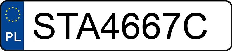 Numer rejestracyjny STA 4667C posiada FIAT Seicento 1.1 Kat. MR`98 Active Brush - STA4667C Numer rejestracyjny STA 4667C posiada FIAT Seicento 1.1 Kat. MR`98 Active Brush - STA4667C