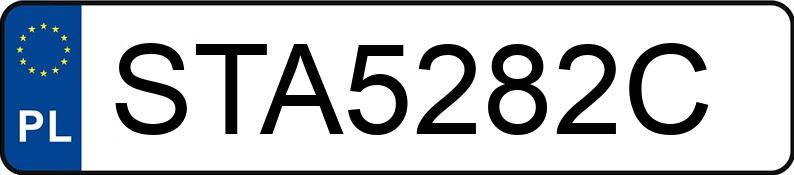 Numer rejestracyjny STA 5282C posiada VOLKSWAGEN PHAETON - STA5282C