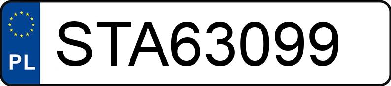 Numer rejestracyjny STA 63099 posiada KIA SPORTAGE - STA63099 Numer rejestracyjny STA 63099 posiada KIA SPORTAGE - STA63099