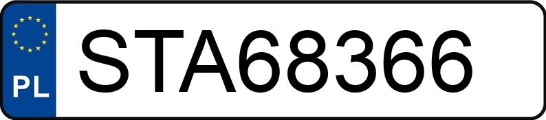 Numer rejestracyjny STA 68366 posiada BMW 320 CI - STA68366 Numer rejestracyjny STA 68366 posiada BMW 320 CI - STA68366