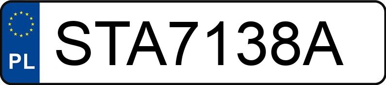 Numer rejestracyjny STA 7138A posiada SKODA Fabia II 1.4 MR`11 E5 Fun - STA7138A Numer rejestracyjny STA 7138A posiada SKODA Fabia II 1.4 MR`11 E5 Fun - STA7138A