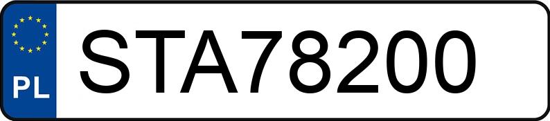 Numer rejestracyjny STA 78200 posiada KIA SOUL - STA78200