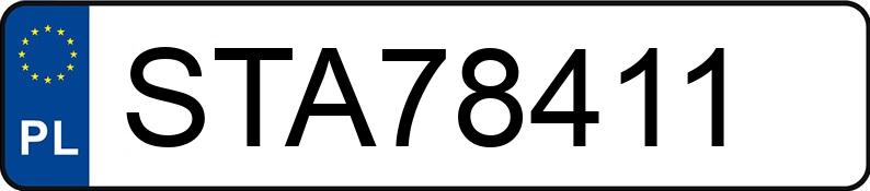 Numer rejestracyjny STA 78411 posiada PEUGEOT 508 - STA78411