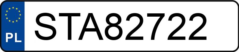 Numer rejestracyjny STA 82722 posiada FIAT BRAVO - STA82722 Numer rejestracyjny STA 82722 posiada FIAT BRAVO - STA82722