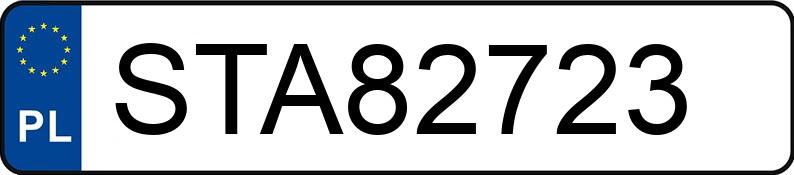 Numer rejestracyjny STA 82723 posiada VOLKSWAGEN FOX - STA82723 Numer rejestracyjny STA 82723 posiada VOLKSWAGEN FOX - STA82723