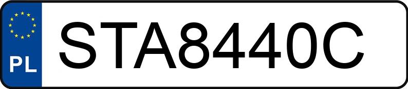 Numer rejestracyjny STA 8440C posiada FIAT SEICENTO - STA8440C