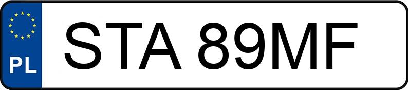 Numer rejestracyjny STA 89MF posiada OPEL Astra II 1.6 MR`98 Astra II 1.6 MR`98 - STA89MF Numer rejestracyjny STA 89MF posiada OPEL Astra II 1.6 MR`98 Astra II 1.6 MR`98 - STA89MF