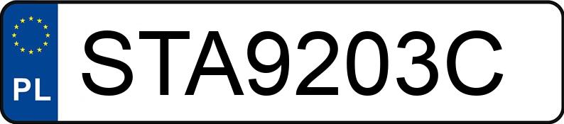 Numer rejestracyjny STA 9203C posiada BMW 640D - STA9203C