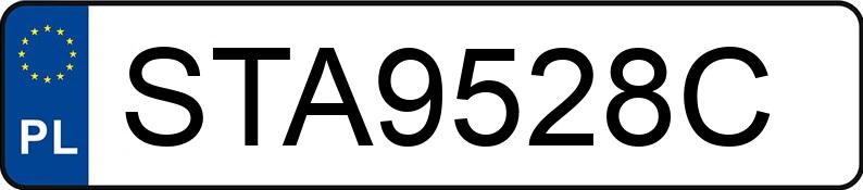 Numer rejestracyjny STA 9528C posiada RENAULT CLIO - STA9528C