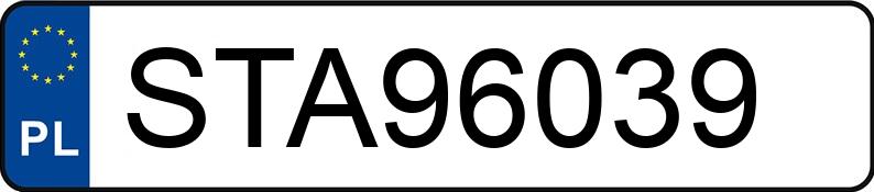Numer rejestracyjny STA 96039 posiada MAZDA 5 - 1.8 MR`05 E4 Exclusive - STA96039