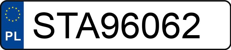 Numer rejestracyjny STA 96062 posiada KIA Sportage 1.6 GDI MR`19 E6d S - STA96062