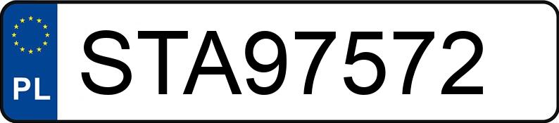 Numer rejestracyjny STA 97572 posiada BMW 330 Diesel MR`16 E6 F30 xDrive Steptronic - STA97572