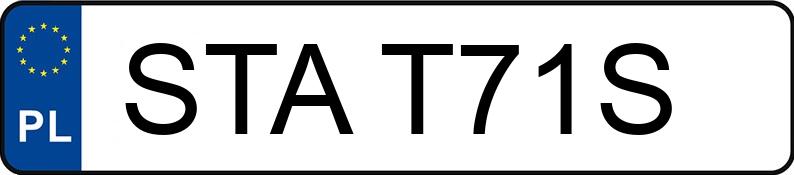 Numer rejestracyjny STA T71S posiada POLARIS Czterokołowce Sportsman Sportsman 570 EPS - STAT71S Numer rejestracyjny STA T71S posiada POLARIS Czterokołowce Sportsman Sportsman 570 EPS - STAT71S